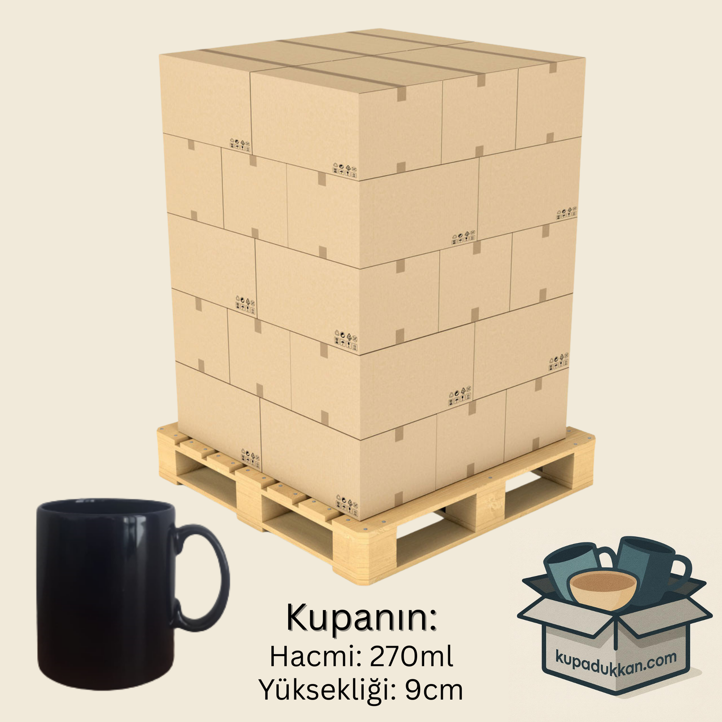 1. Kalite Silindir Porselen Kupa - Baskı Uyumlu