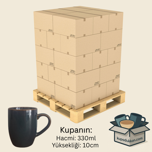 BULUT PORSELEN KUPA - 330ml