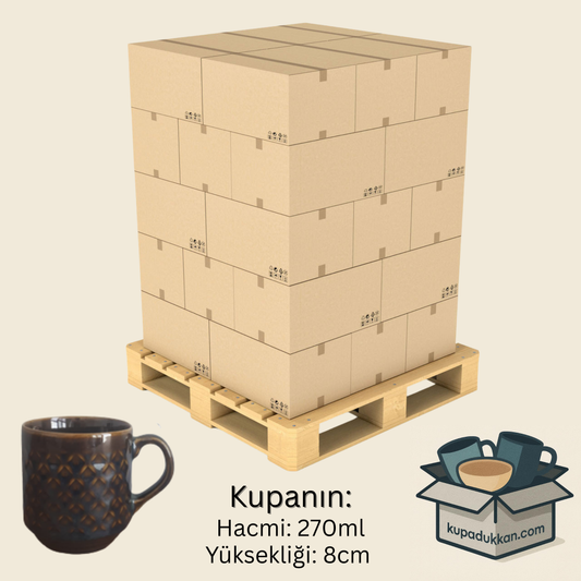 NOVA PORSELEN DIAMOND KUPA - 270ml