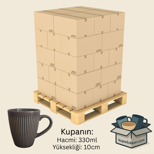 LYRA PORSELEN LINE PEARL KUPA - 330ml